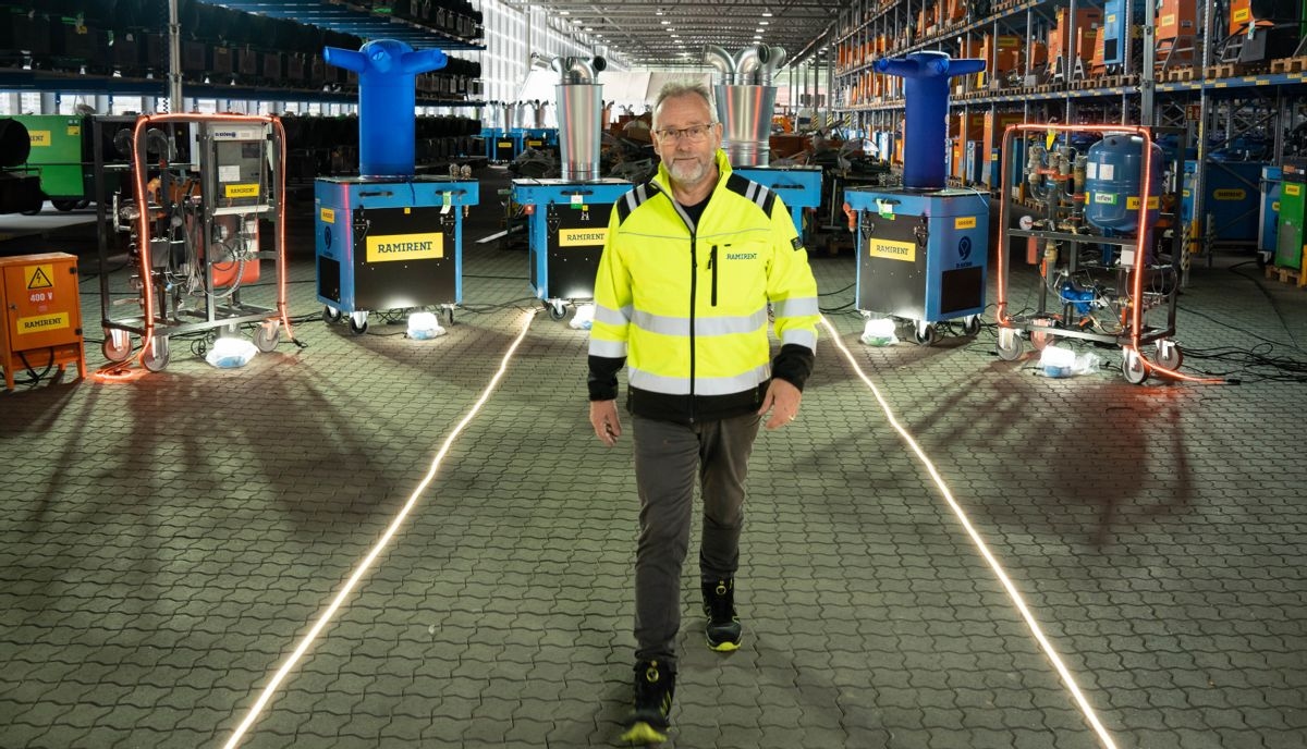 Ramirent bygger om 500 byggtørkere