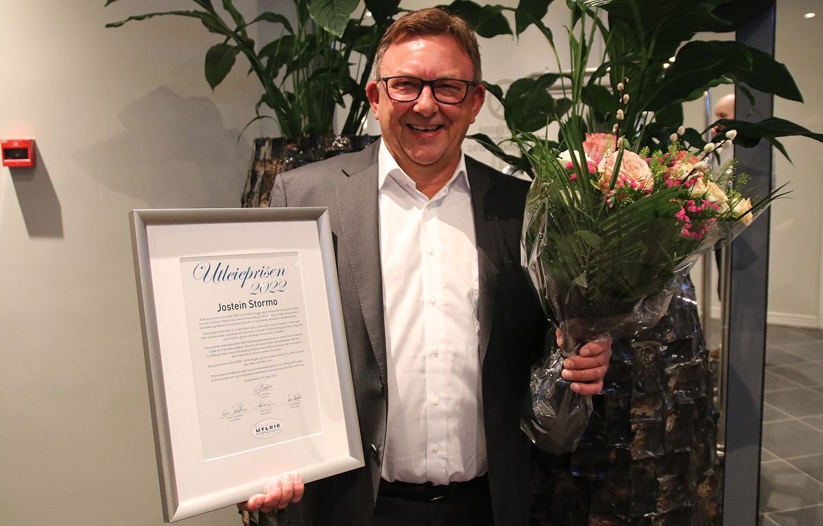 Utleieprisen til Jostein Stormo
