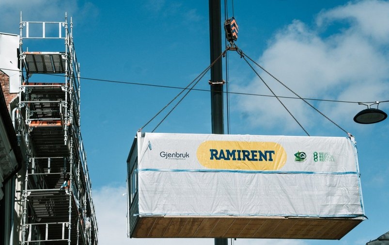 Ramirent kuttet 40 tonn med avfall fra byggeplasser i Norge