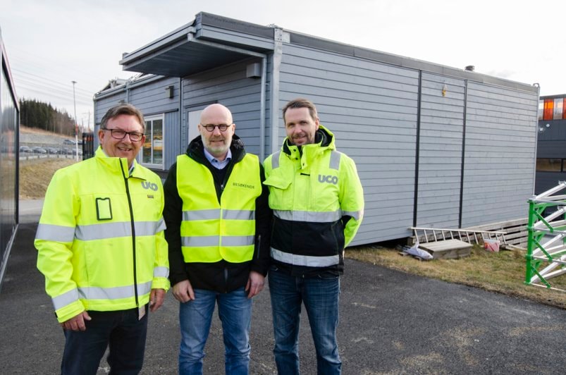 UCO og Holte klare med solcellebrakker